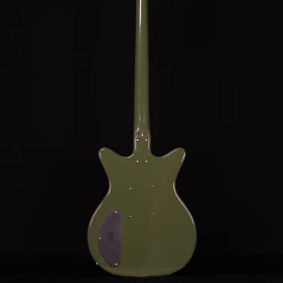 Danelectro Dan O. Cool Baritone Electric Guitar, Green image 7