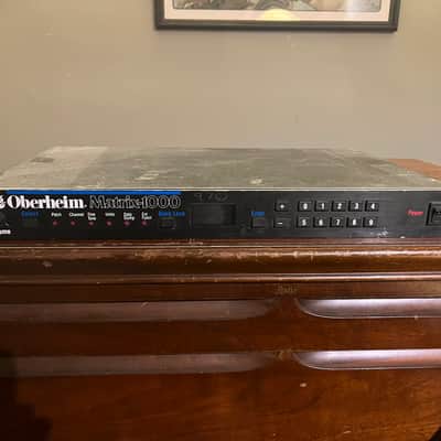 Oberheim Matrix 1000 Rackmount 6-Voice Synthesizer 1987 - Black