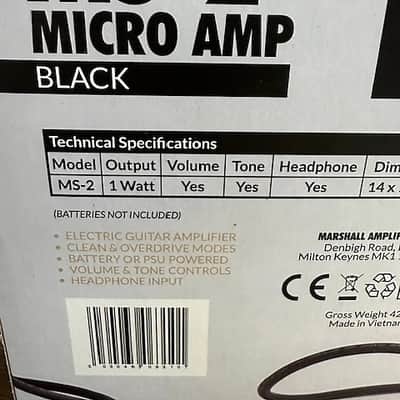 Marshall MS-2 Mini Amplifier 1 Watt image 5