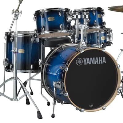 Yamaha SBP0F50DUS Stage Custom Birch 20x17/14x13/12x8/10x7/5.5x14" 5pc Shell Pack , Deep Blue Sunburst - In Stock!