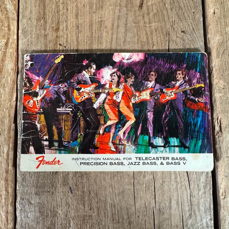 Fender Hang Tag Case Candy Jazz or P Bass 1968 image 1