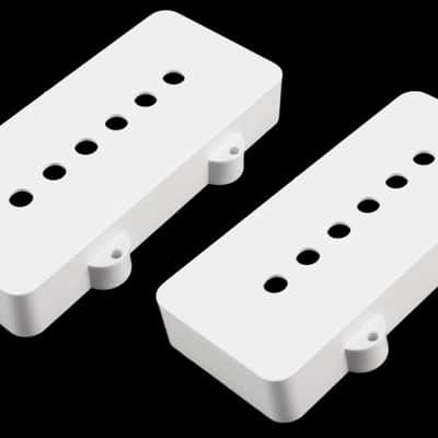 Pickup Covers (2) For Fender Jazzmaster - WHITE