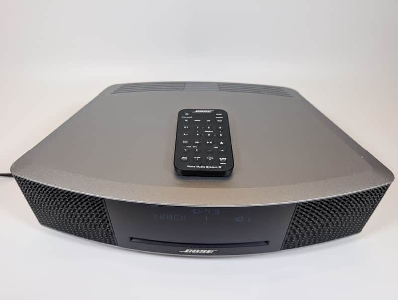 Bose Wave Music System IV + OEM Remote Platinum Silver FULLY TESTED! image 1