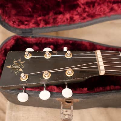 Vega Electric Spanish Archtop 1930's Black image 12
