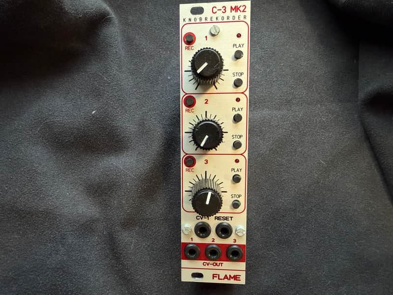 Flame C-3 MK2 Knob Recorder - Silver image 1