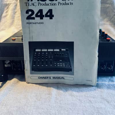 TASCAM 244 Portastudio 4-Track Cassette Recorder 1980s - Brown image 5