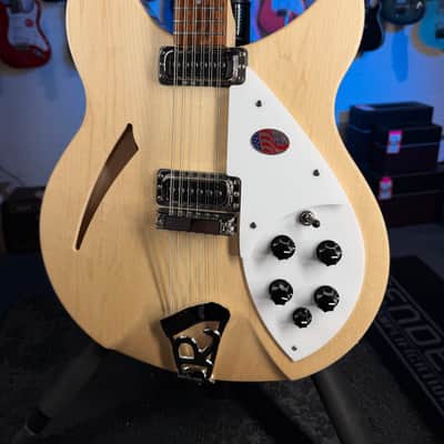 Rickenbacker 330/12 Mapleglo Semi-Hollow Electric Guitar, with Ric Case, 001 image 2