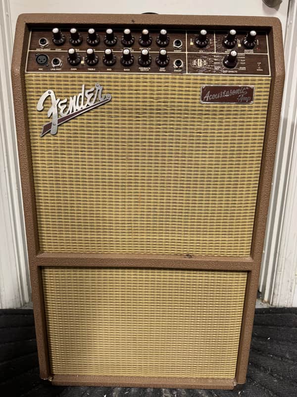 Fender Acoustasonic SFX 2-Channel 2 x 80-Watt 1x8" / 1x10" Acoustic Guitar Amp 1999 - 2003 - Brown image 1