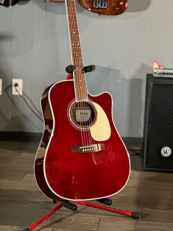Takamine JJ325SRC, John Jorgenson, Gloss Red Stain W/ Free Shipping image 1