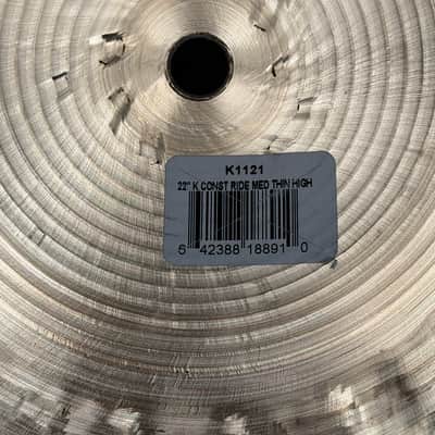Zildjian 22" K Constantinople Medium Thin High Ride 2483 grams image 10
