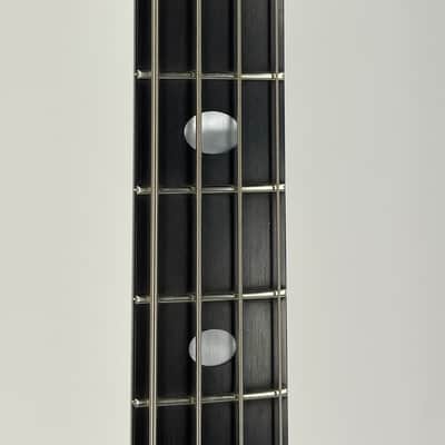 1998 Alembic Stanley Clarke Signature Standard Bass Natural Flame Walnut Short Scale image 7