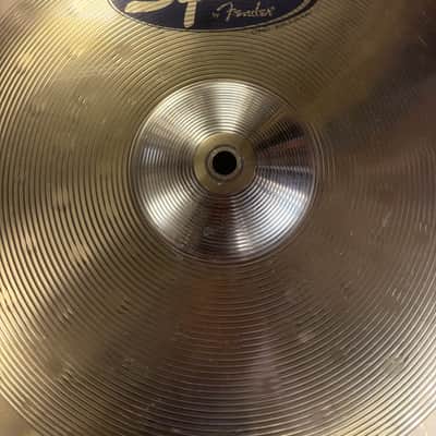 Squier 14" Brass Hi-Hat Cymbals (Used) image 3