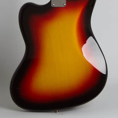 Fender  Jaguar Solid Body Electric Guitar (1965), ser. #L52721, original black tolex hard shell case. image 4