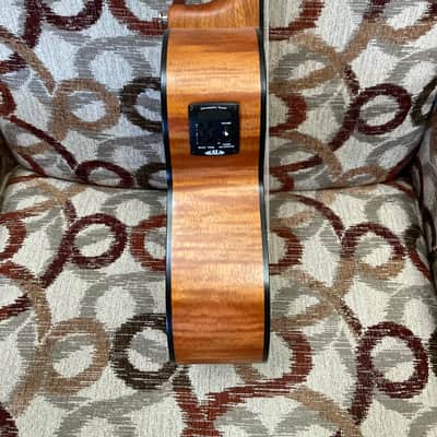 Kala KA-TEME Exotic Mahogany Series Acoustic/Electric Tenor Ukulele with EQ 2010s - Satin Natural image 4
