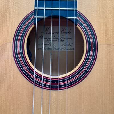 Mariano Conde (Conde Hermanos) Pozuelo Media Luna 2017 - rare flamenco guitar in traditional style, with modern specs image 14