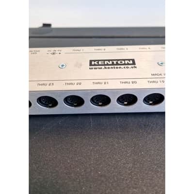 Kenton THRU-25 - MIDI Interface - Silver - Very Good image 4