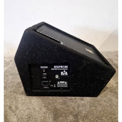 RFA-PM10H Red Fire Audio - 150W Powered Wedge Stage Monitor - Black - Excellent w/ Original Box image 6