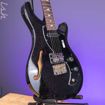 PRS S2 Vela Semi-Hollow Reclaimed Black Rainbow Holoflake Limited Edition image 4