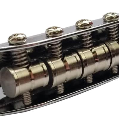 Mustang Bridge w/Large Saddles, also fits Fender Jaguar or Jazzmaster- Chrome image 5