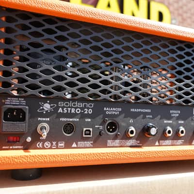 Soldano - Orange Tolex - Astro 20-Watt Tube Head NOS image 8