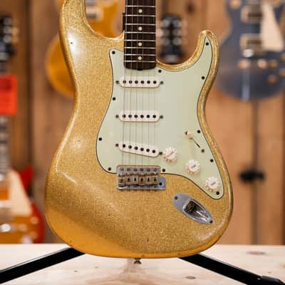 Fender Greg Fessler 1964 Gold Sparkle Relic Stratocaster LTD Custom Shop Limited Edition image 9