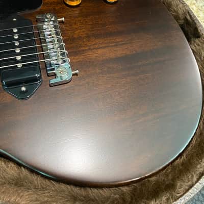 Prototype 2024 Gibson Charlie Starr Les Paul Junior Dark Walnut - Used in Gibson's Promo Video image 3