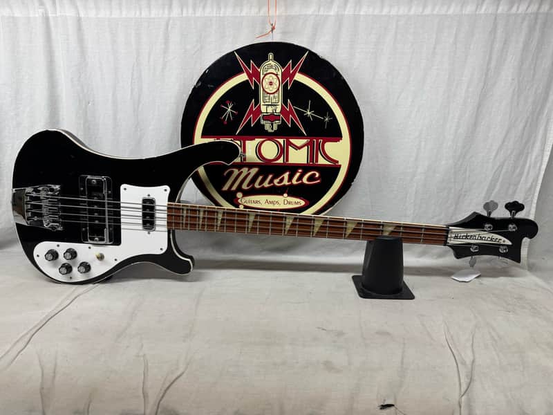 Rickenbacker 4003 4-string Bass 1999 - Jetglo Black image 1