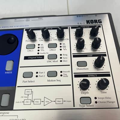 Korg Electribe-A EA-1 Analog Modeling Synthesizer 1999 - Silver image 14