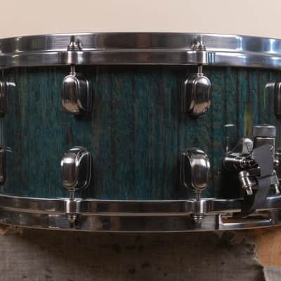 Tama Starclassic 6.5x14 Performer B/B Midnight Blue Tigerwood Snare Drum image 8