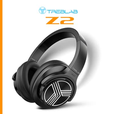 TREBLAB Z2 Over Ear Headphones - Bluetooth 5.0, Active Noise Cancelling, Up to 35H Battery Life image 2