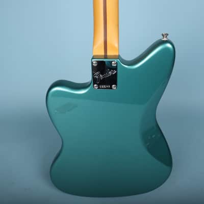 Fender American Professional Classic Jazzmaster Metallic Teal Electric Guitar image 8