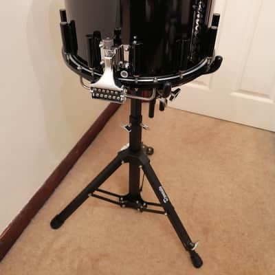 Dynasty 14"x12'' DFX Marching Snare (P01-DFX14) with stick bag and Dynasty Stand image 3