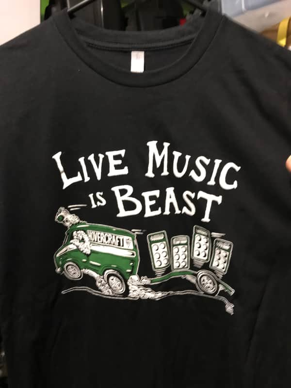 Hovercraft Sasquatch Van 6x12 monster 2018 design black Tshirt - Small 2018 Black image 1