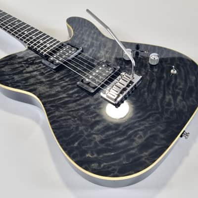 Fender Telecaster Set Neck 1991 Custom Shop Trans Black image 8
