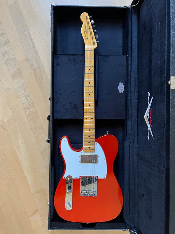 Fender Custom Shop Postmodern Telecaster Journeyman Relic Candy Tangerine Left Handed Lefty image 1