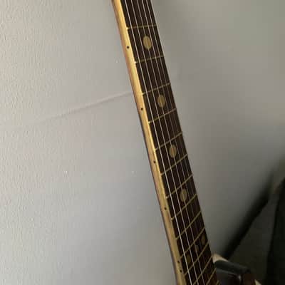 Mondell Custom Guitars Model T “Spanish Galleon” 2023 - Gold Leaf Metal Mosaic Top - Brazilian Rosewood Fingerboard image 14