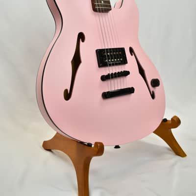 Fender Tom DeLonge Starcaster Shell Pink SH-5 Duncan Custom Semi Hollow with Locking Tuners image 3