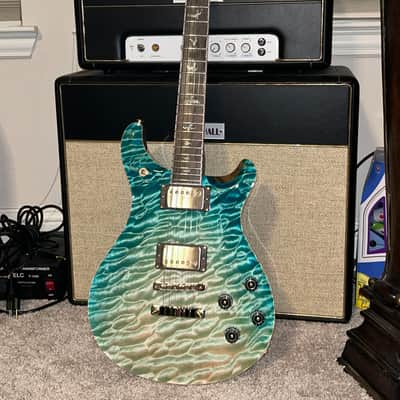 2024 Paul Reed Smith PRS McCarty 594 Private Stock 11482 One Piece Quilt Top Bahama Blue Dragons Breath image 6
