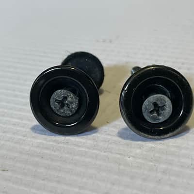 2000's Japan Jackson Dinky Guitar Factory Black Oversize Strap Buttons image 2