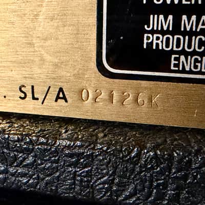Marshall JMP 2203 Mk2 Master Model Lead 100-Watt Guitar Amp Head 1978 - Black image 8