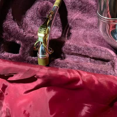 Jupiter Artist Model JAS-869 Alto Saxophone...Silver & Gold w Sterling Neck image 10
