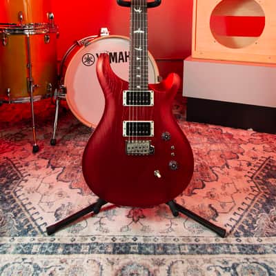 PRS CE 24-08 Swamp Ash 2025 Satin Red Apple Metallic image 1