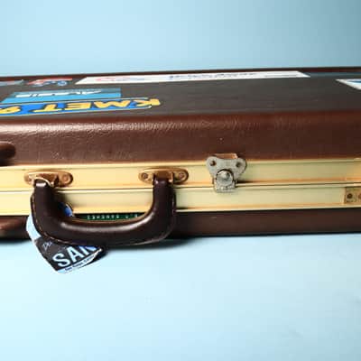 Original Vintage Hardshell Guitar Case Fender 1980s Walnut Elite Stratocaster image 11