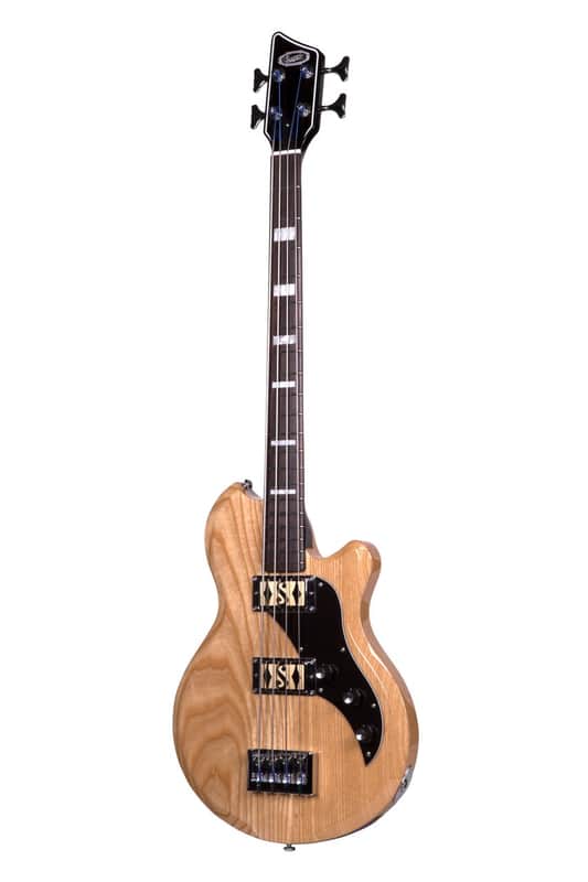 Supro Huntington II Electric Bass Guitar - Natural Ash - New | Reverb