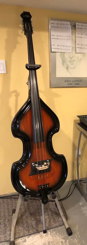 Ray Ramirez Composite Series Electric Upright Bass.  2019 Sunburst High gloss Urethane image 1
