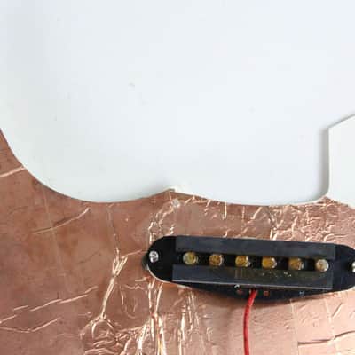 1989 Vintage Squier Fender Stratocaster ~Staggered Pole Pickups~ Loaded PICKGUARD Made in USA Strat 1980s image 6