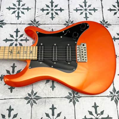PRS SE NF3 with Maple Fretboard (Guyker 21:1 locking tuners) • Metallic Orange • 7.25 lb