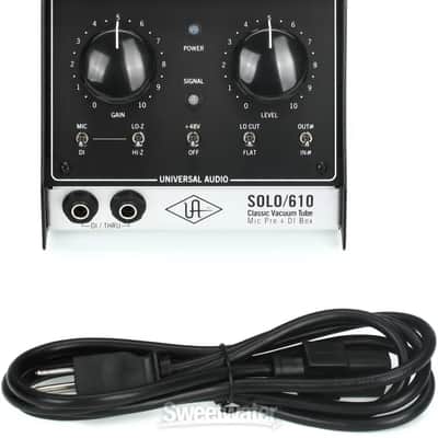 Universal Audio Solo/610 Desktop Tube Mic Preamp 2006 - Present - Black image 5