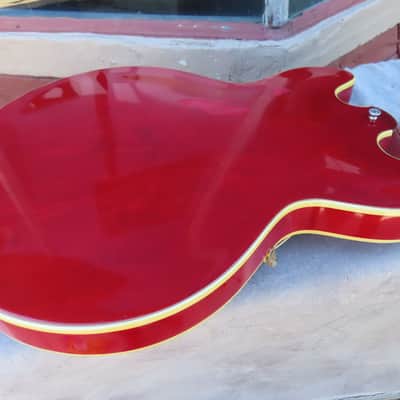 GIBSON ES-355-TD-SV 1966 CHERRY BIGSBY 1 OWNER ORIGINAL LEFT HANDED AMAZING! image 13