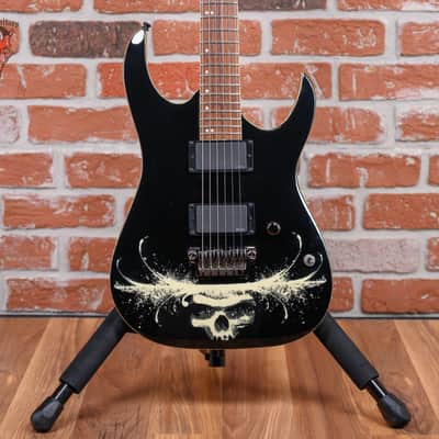 ESP Edwards E-AL-166 Blacky, Alexi Laiho signature, Satin Black